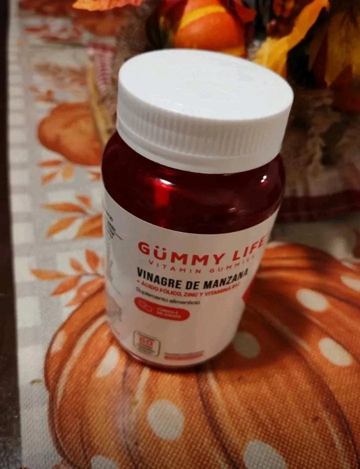 Customer photo review of GOMITAS DE VINAGRE DE MANZANA