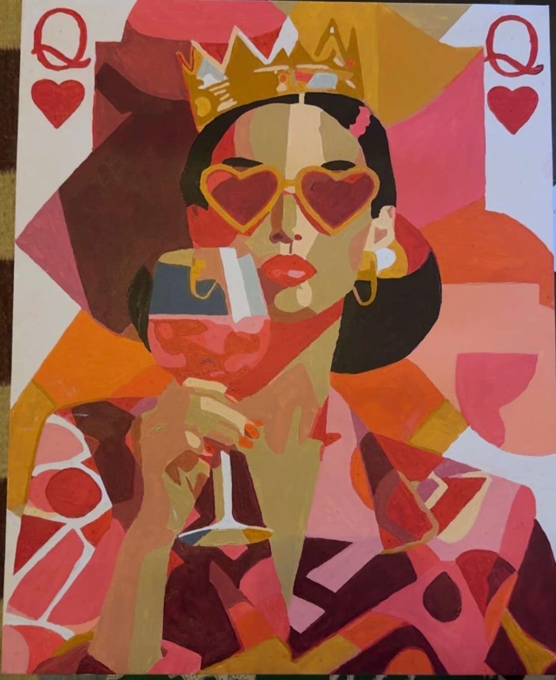 Customer photo review of The queen | Paint by Number