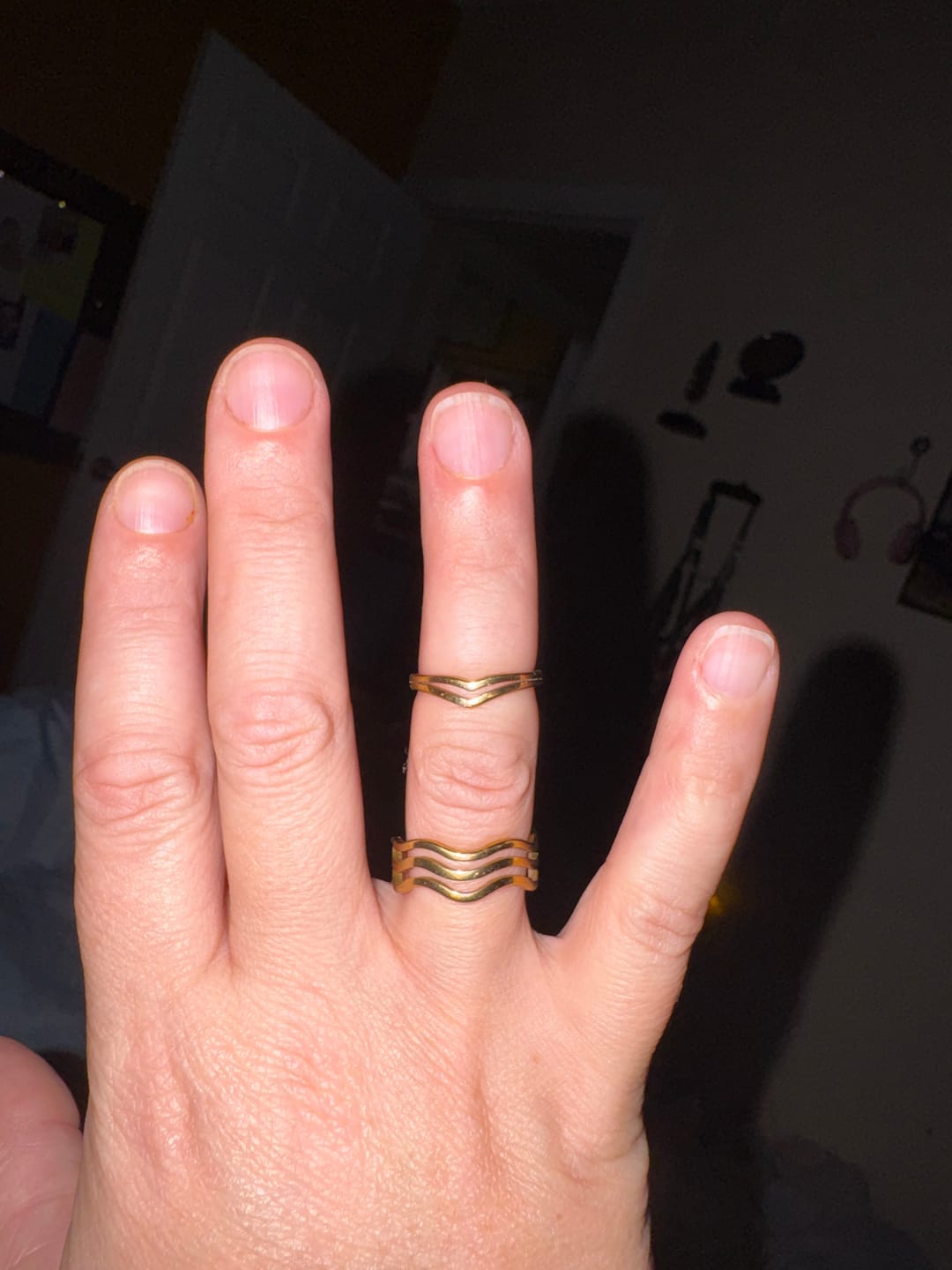 Customer photo review of Wave Trio Ring (Bundle)