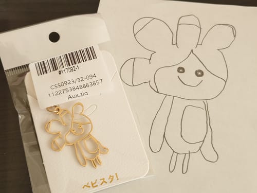 Customer photo review of 【期間限定販売9/14～9/23】お絵描きが素敵なアクセサリーに大変身♪お絵描きアクセサリー