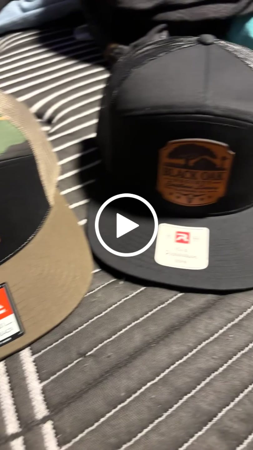Customer video review of Richardson 168 Custom Leather Patch Hats