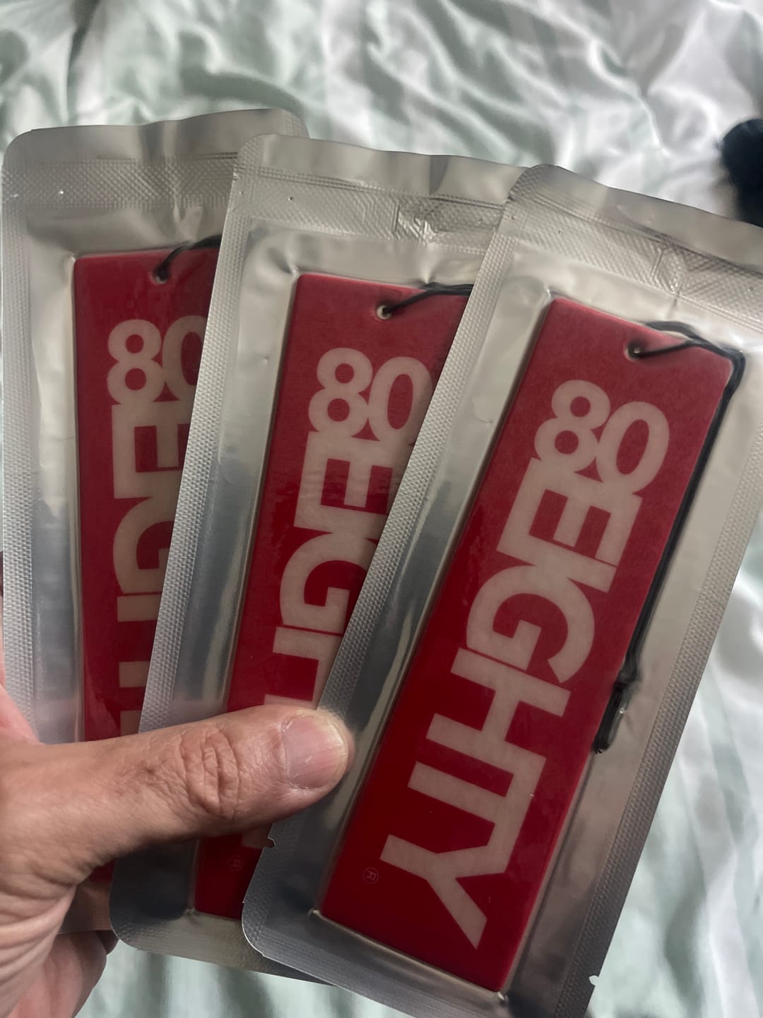 Customer photo review of 80Eighty® Smoke Ice Air Fresheners (3)