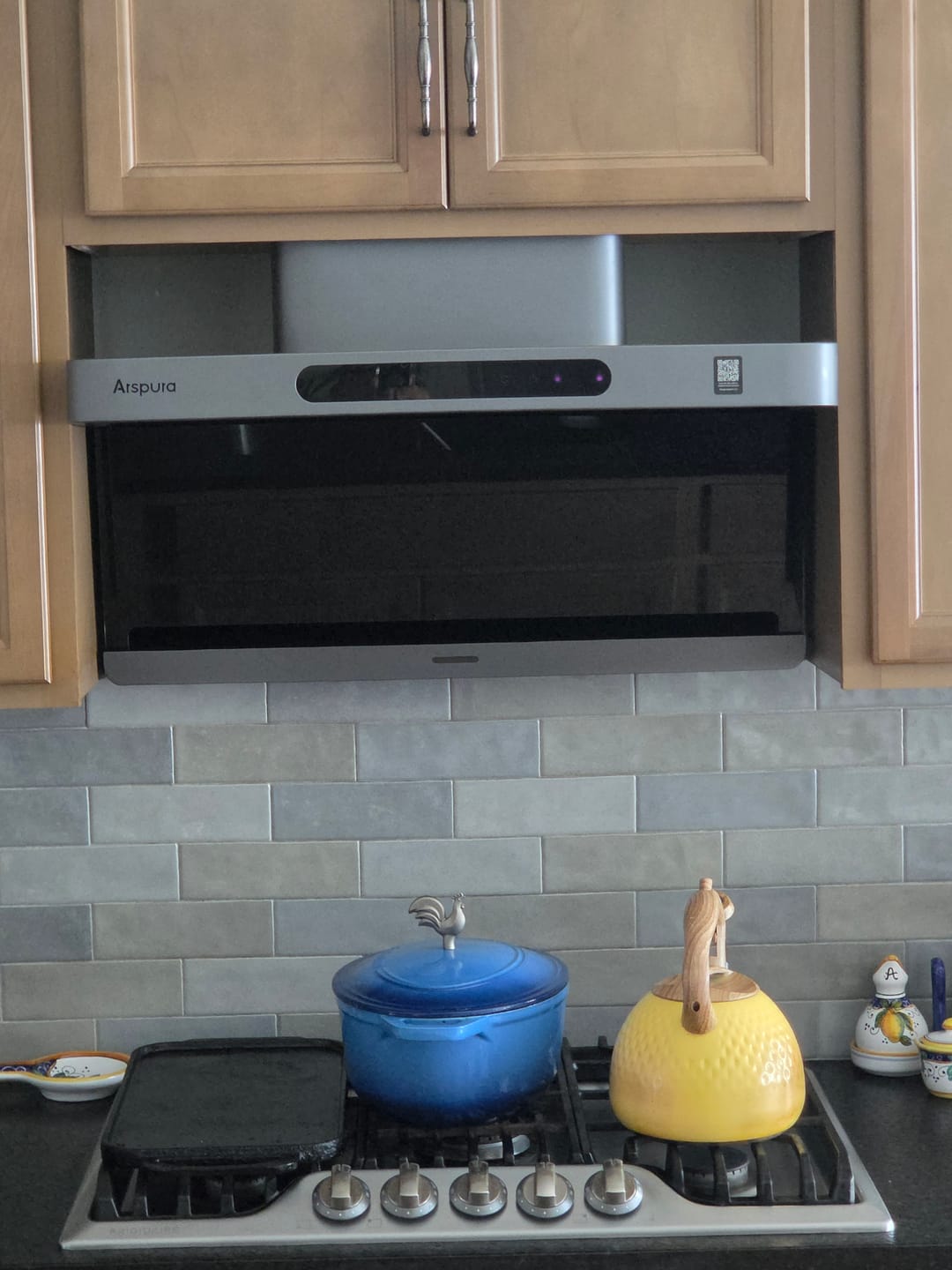 Customer photo review of Arspura  F1 High-Velocity Range Hood 30/36 inches