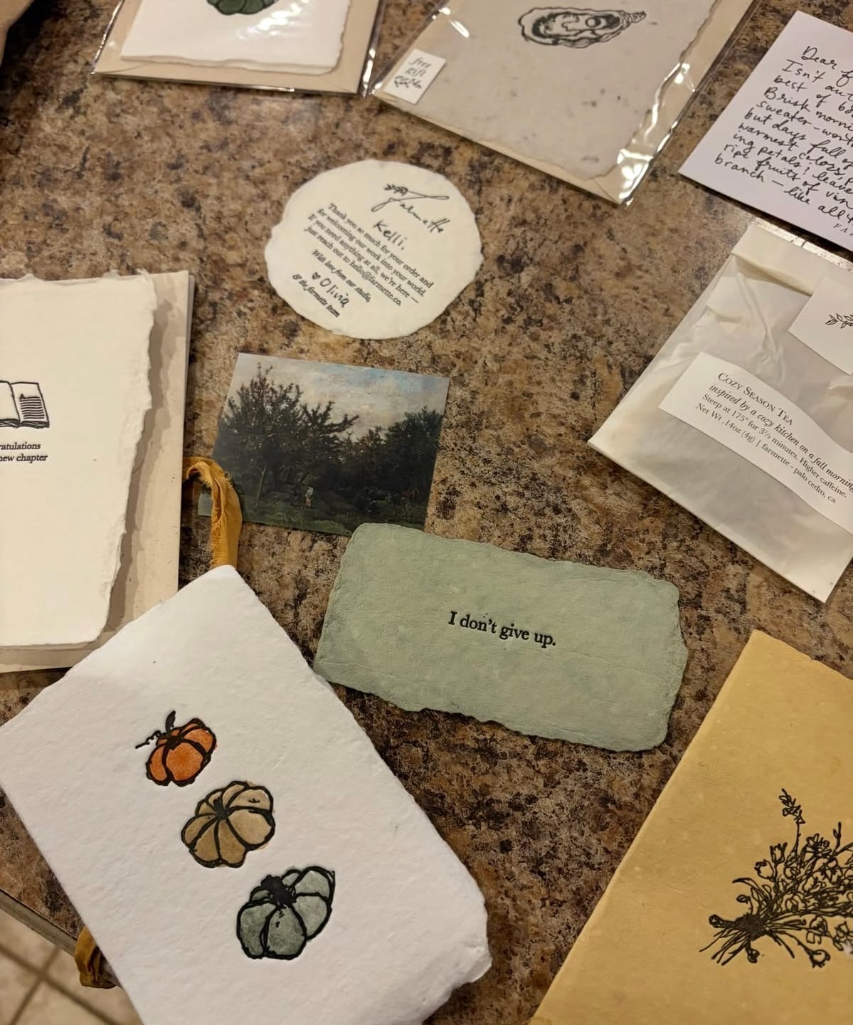 Customer photo review of Monthly Artisan Card Subscription