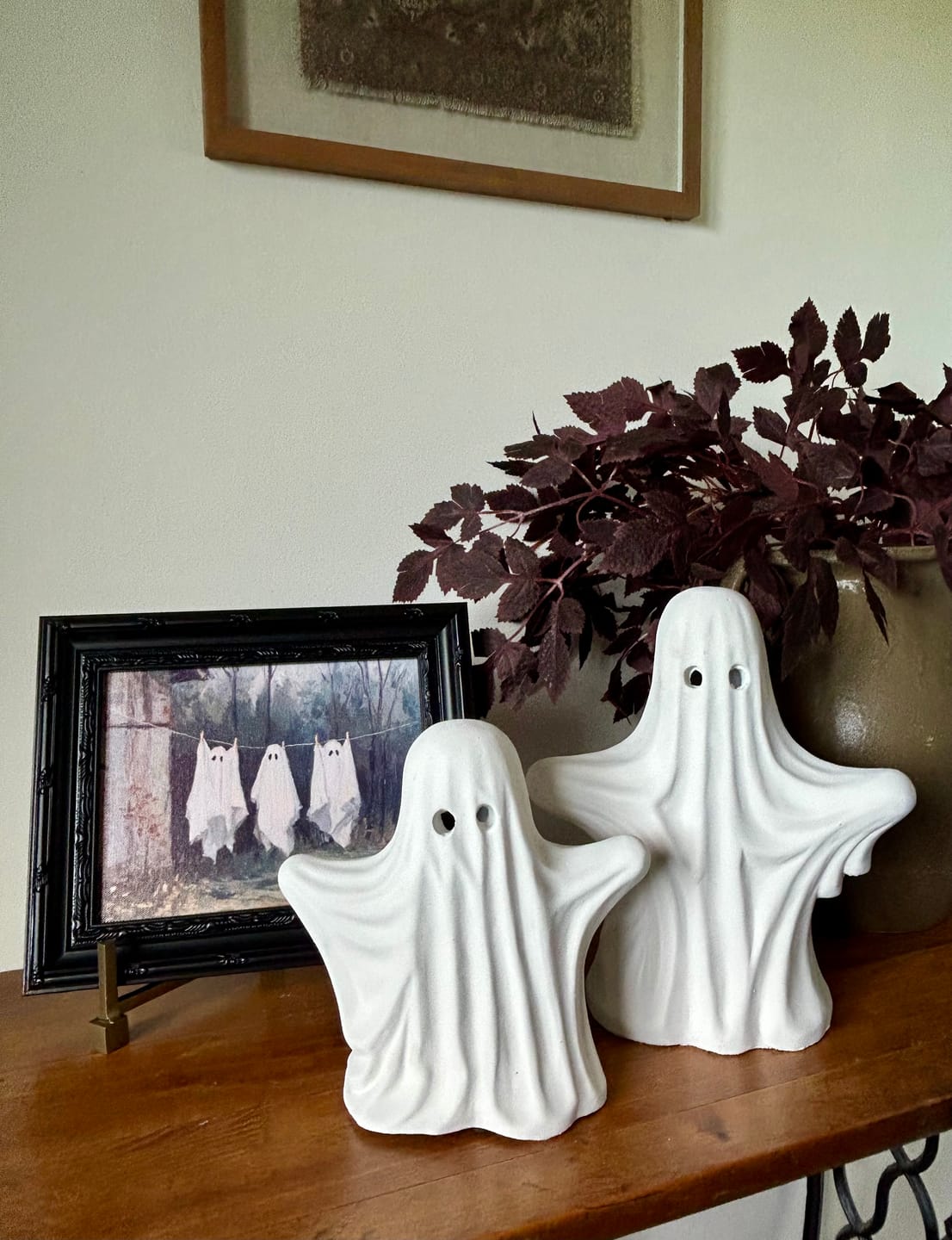 Customer photo review of Handcrafted Terracotta Ghosts