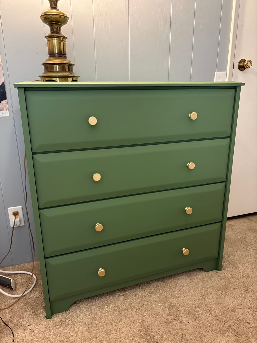 Customer photo review of One Step Paint | English Boxwood