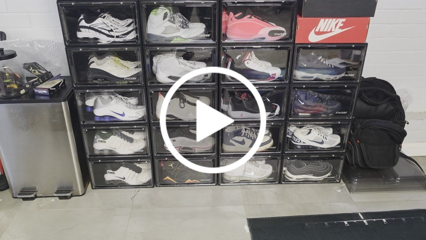 Customer video review of Magnetic Sneaker Display Case - Black