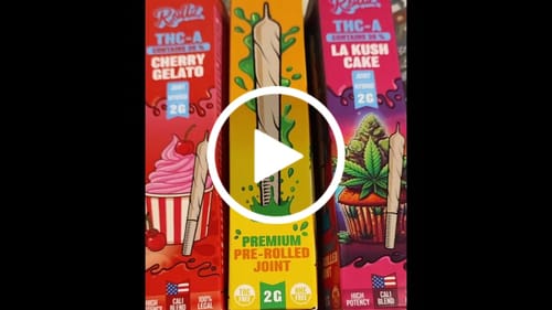 Customer video review of THC-A Pre-Roll Cali Blend |2g|