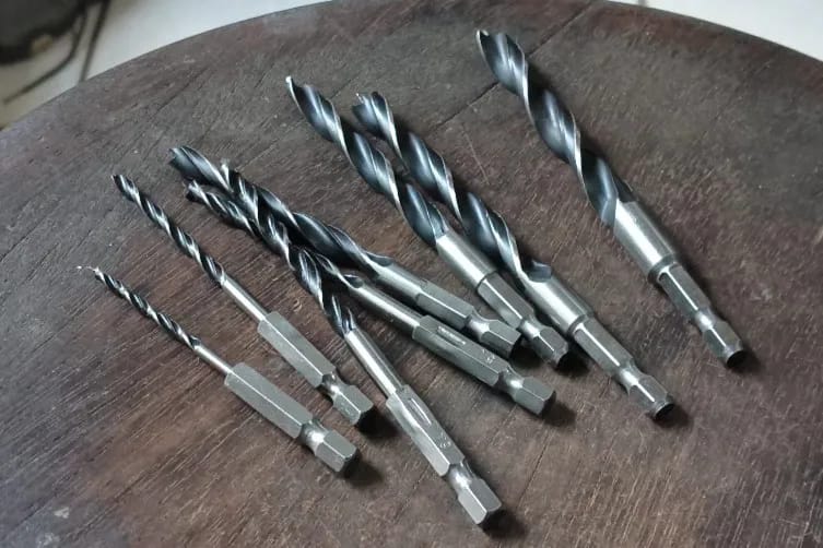 Customer photo review of Brad Point Drill Bit Set, 3–10mm, 8-Piece