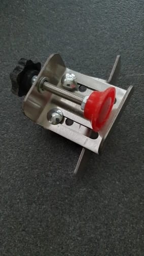 Customer photo review of Cabinet Door Mounting Jig, Stainless Steel