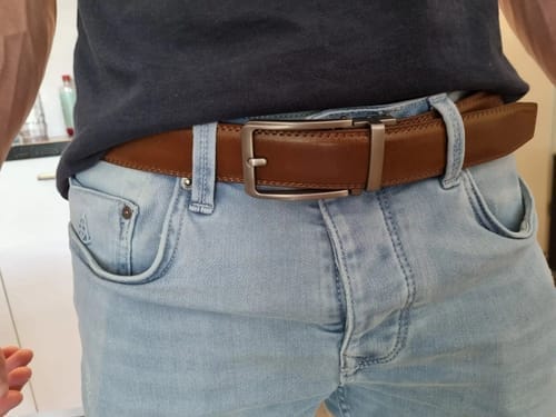 Customer photo review of #1 Kerstcadeau voor Mannen - De Highbuckle Original Herenriem