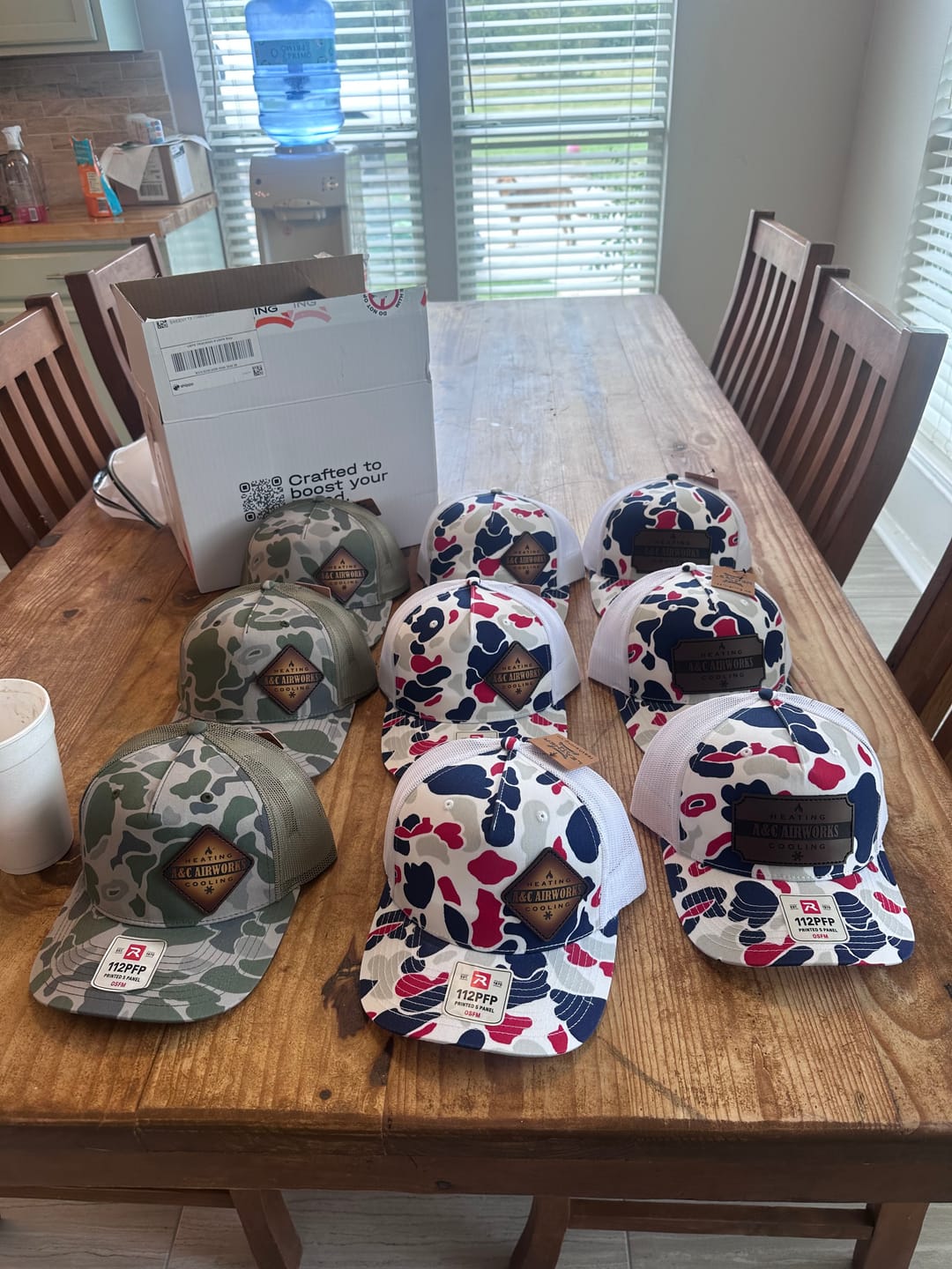 Customer photo review of Richardson 112 Custom Leather Patch Hats