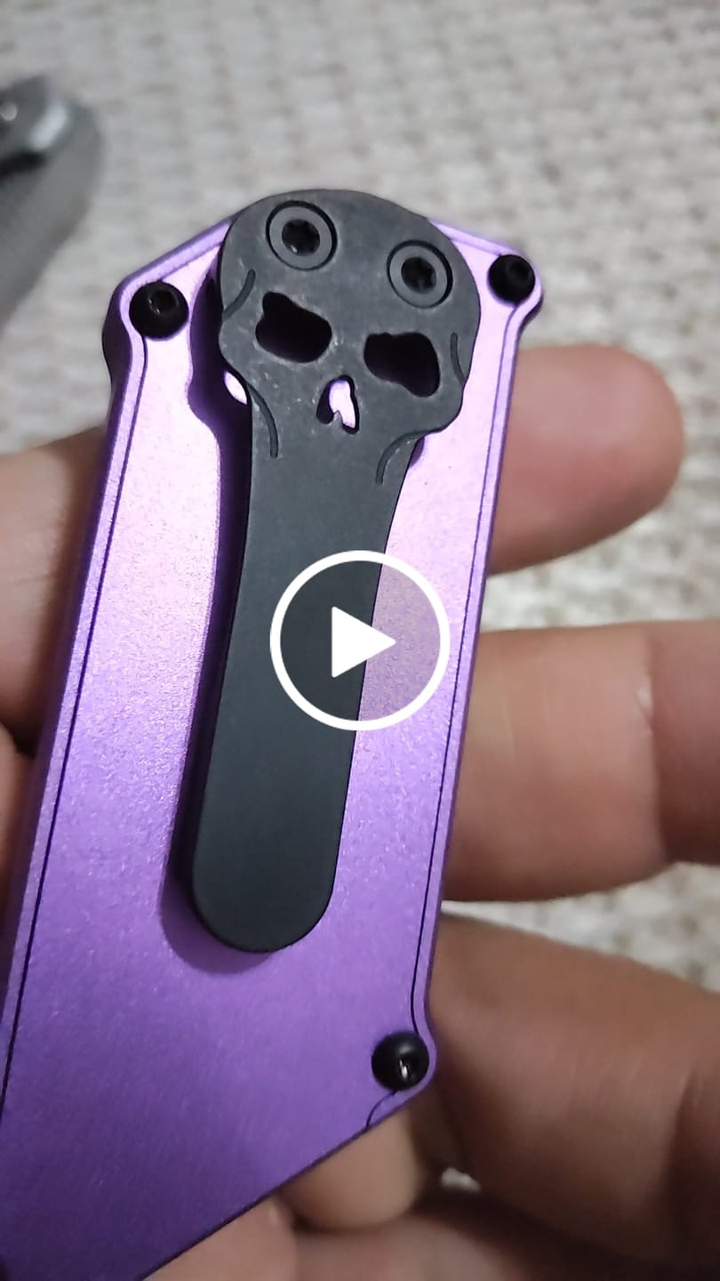 Customer video review of Chaves Knives C.H.U.B Slipper Slide Lock Purple Aluminum (CHAV14672)