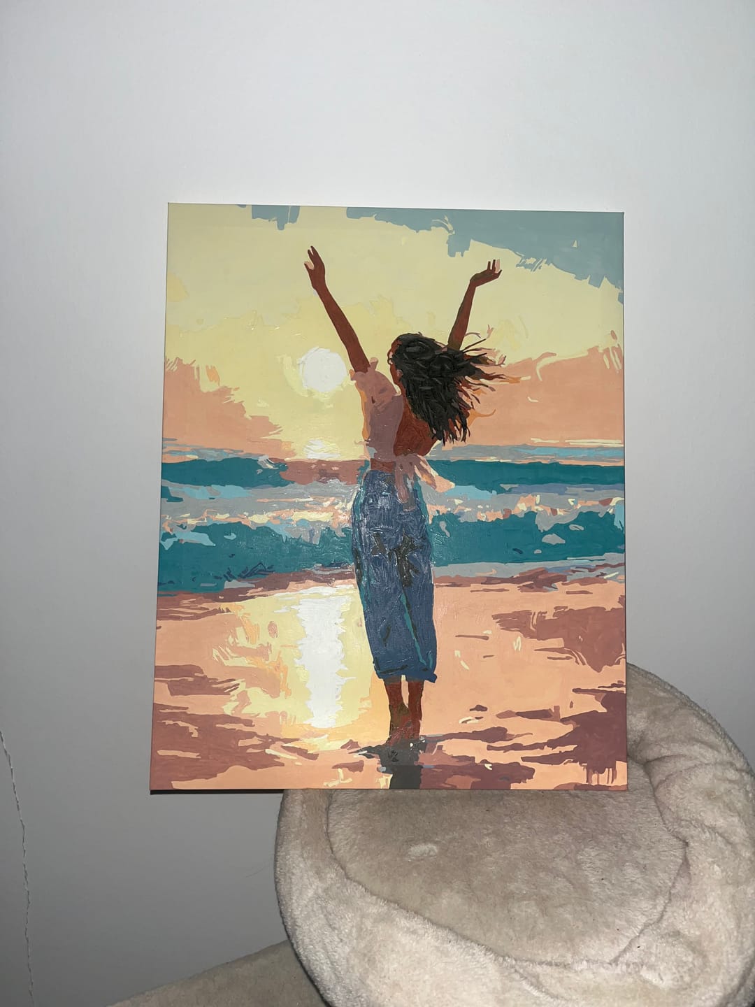 Customer photo review of Sun Greetings | Paint by Number
