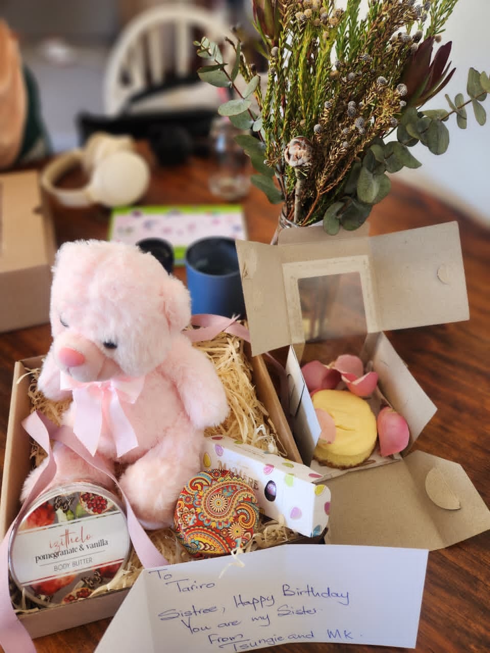 Customer photo review of Teddy Comfort Care Box