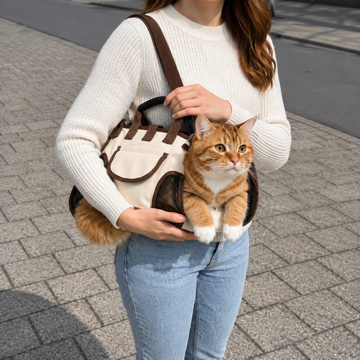Customer photo review of Pawsy®Multifunctional Backpack with Strap™