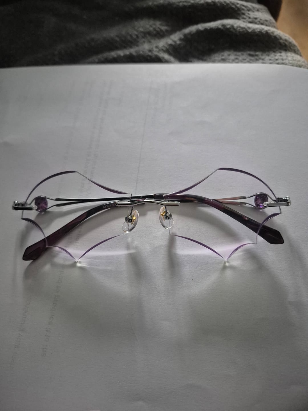 Customer photo review of Batty Eyeglasses