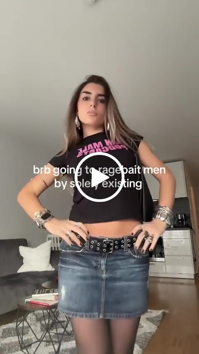Customer video review of Ban Male Podcasts Baby Tee