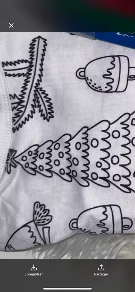 Customer photo review of Pijama Infantil para Colorear