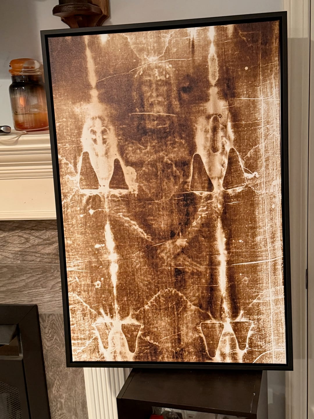 Customer photo review of Shroud of Turin - Face & Body of Jesus