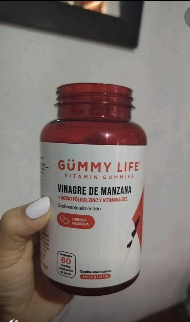 Customer photo review of GOMITAS DE VINAGRE DE MANZANA