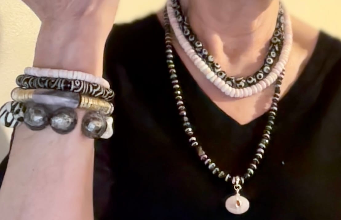 Customer photo review of Raven Necklace