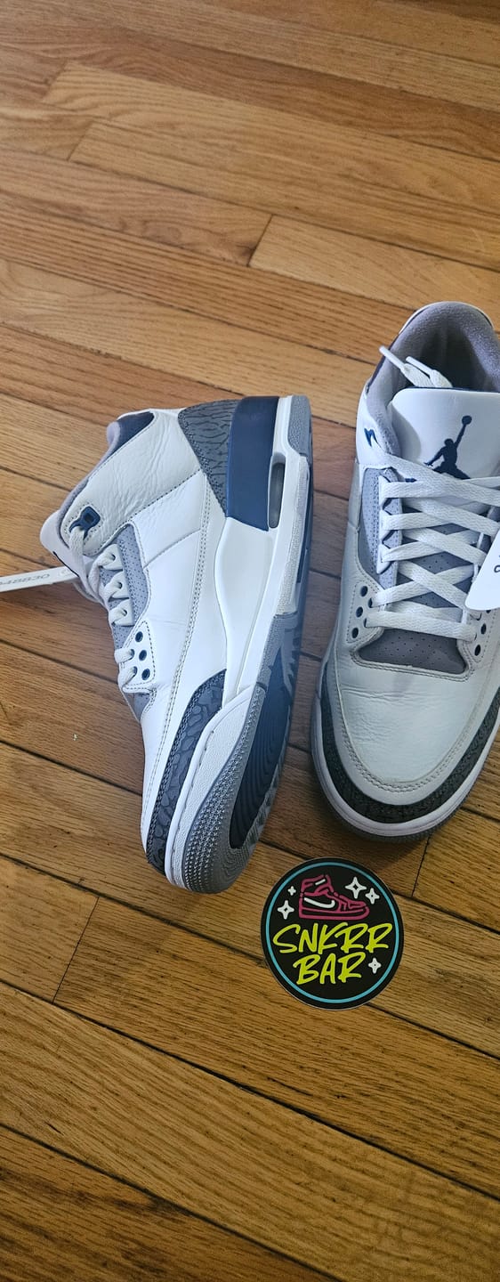 Customer photo review of Jordan 3 Retro Midnight Navy SIZE 9.5M/11W
