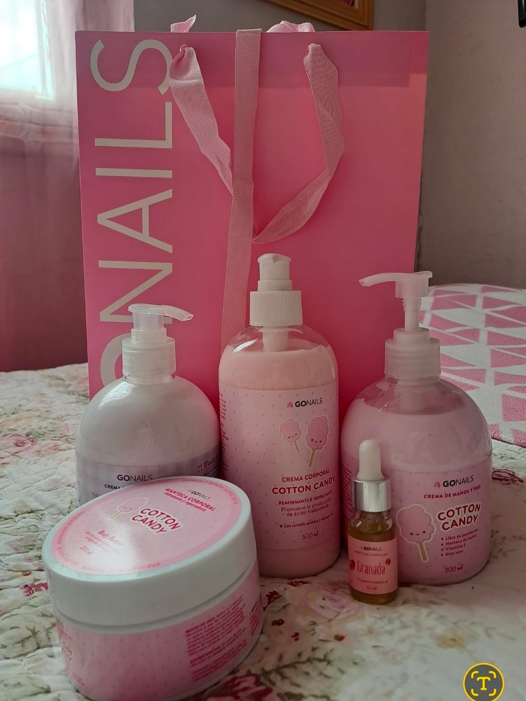 Customer photo review of Crema de Manos y Pies Cotton Candy