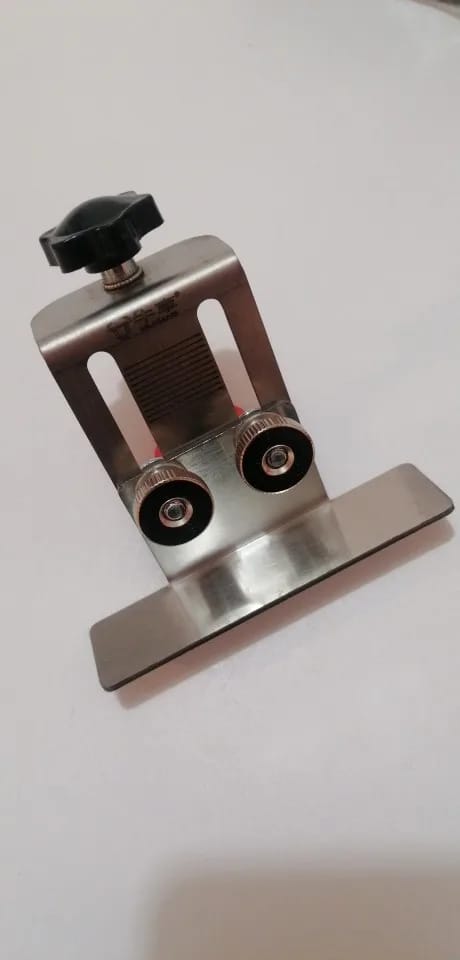 Customer photo review of Cabinet Door Mounting Jig, Stainless Steel
