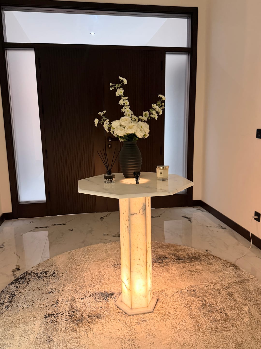 Customer photo review of Carrara LED Glow Table