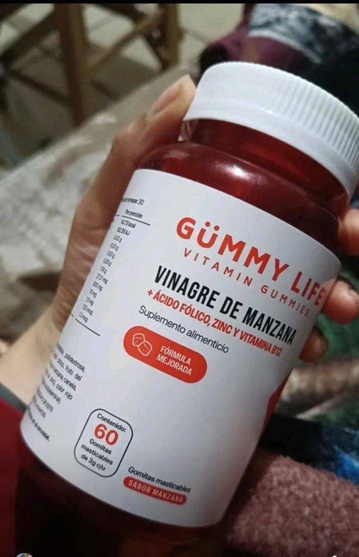 Customer photo review of GOMITAS DE VINAGRE DE MANZANA