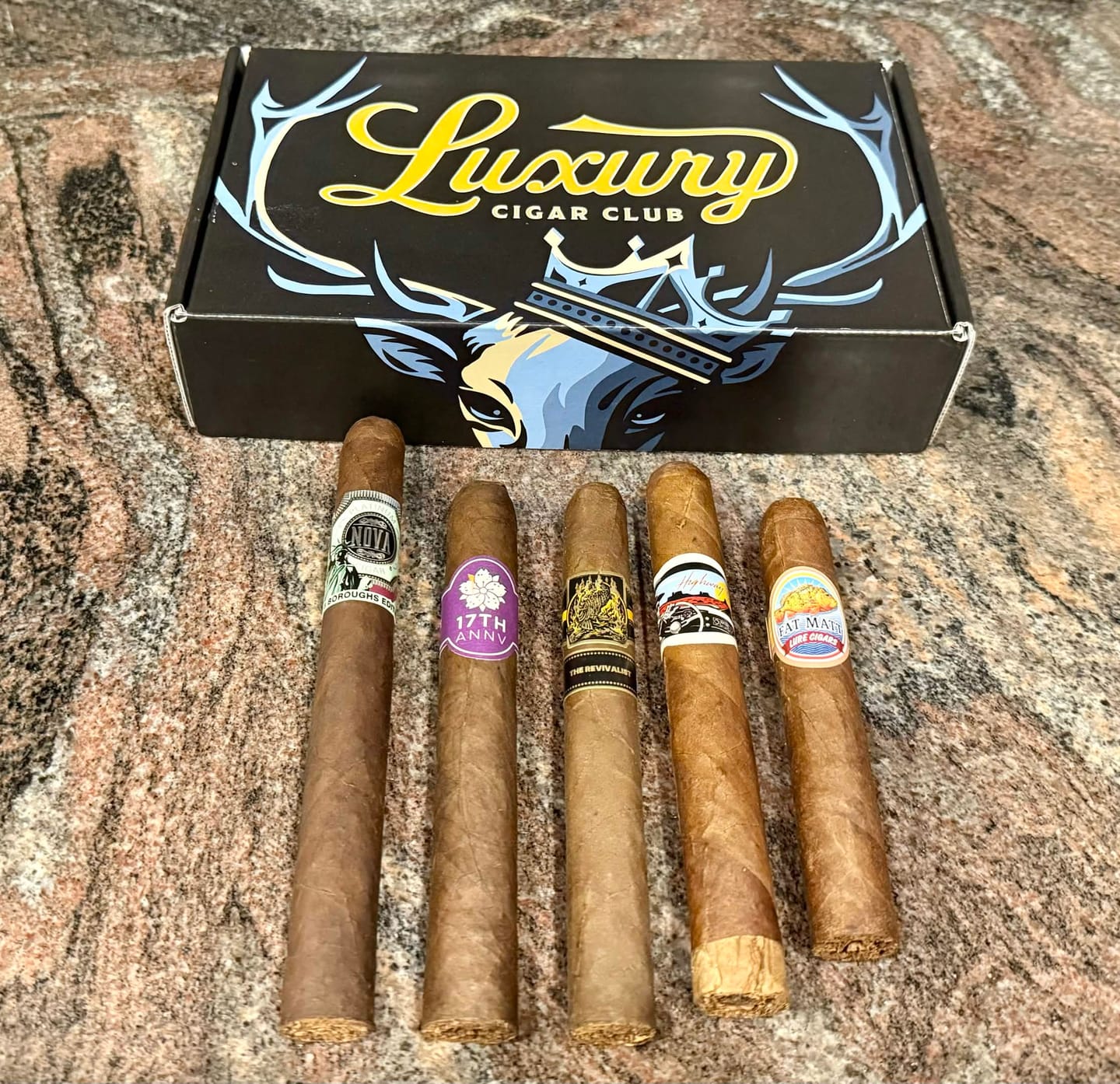 Customer photo review of Palladium Subscription Luxury Cigars Monthly