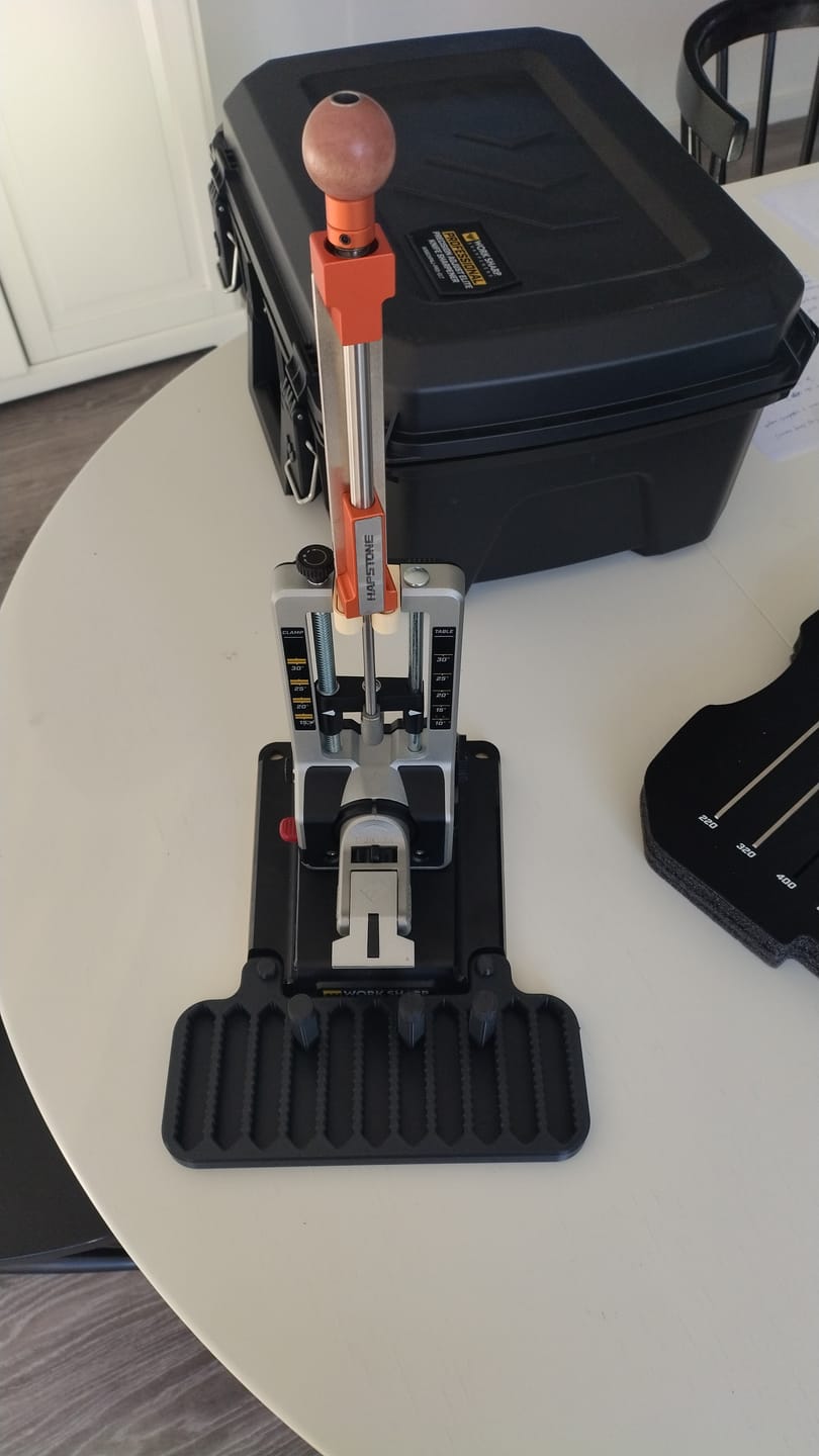 Customer photo review of Advanced Stone Holder with linear bearing