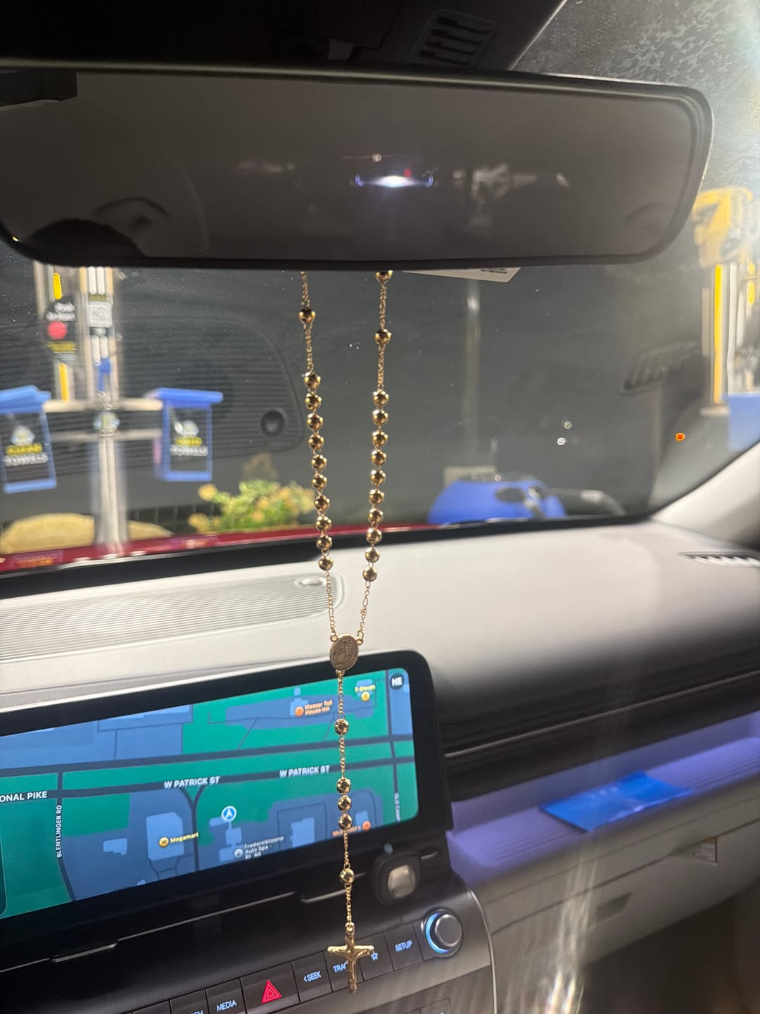 Customer photo review of FREE Today: Christian Virgin Mary Long Chain Jesus Cross Religion Rosary