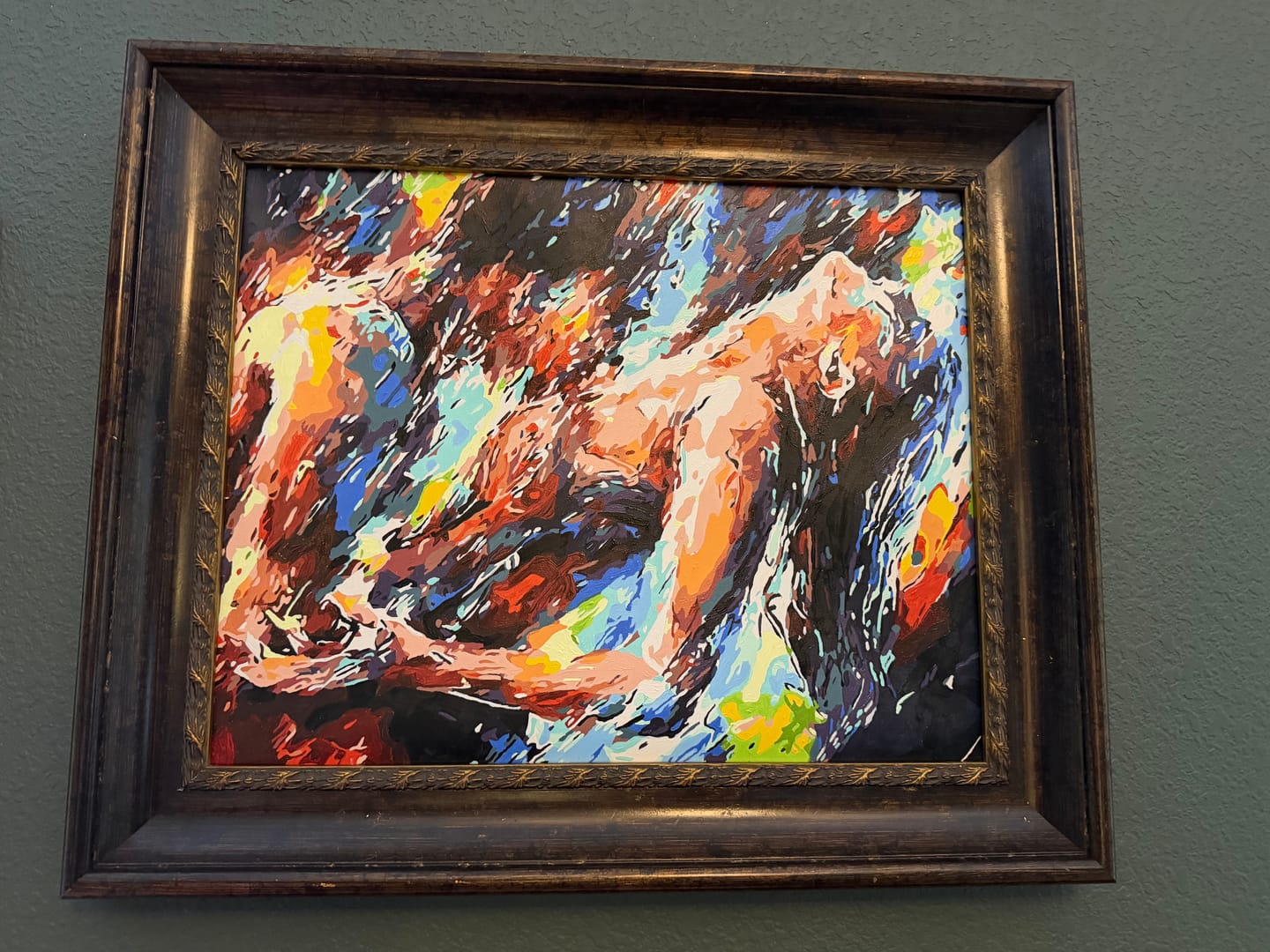Customer photo review of Two Lovers | Paint by Numbers