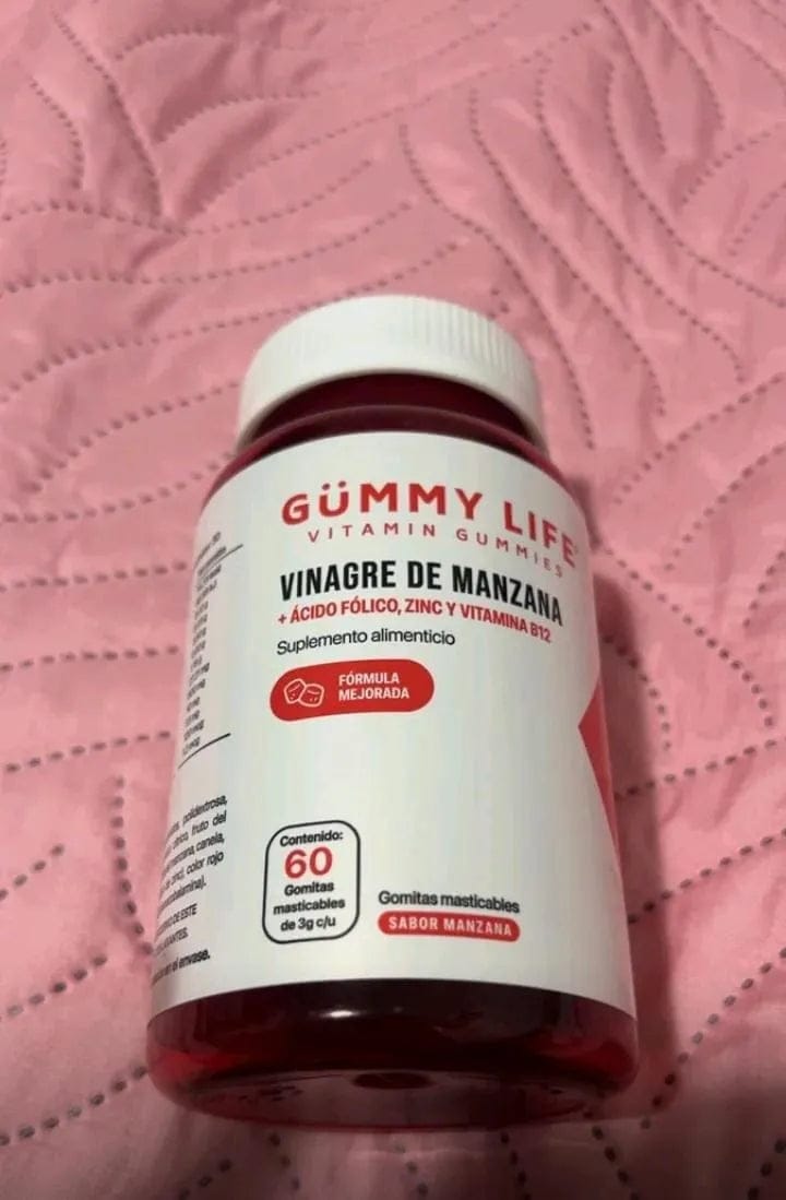 Customer photo review of GOMITAS DE VINAGRE DE MANZANA