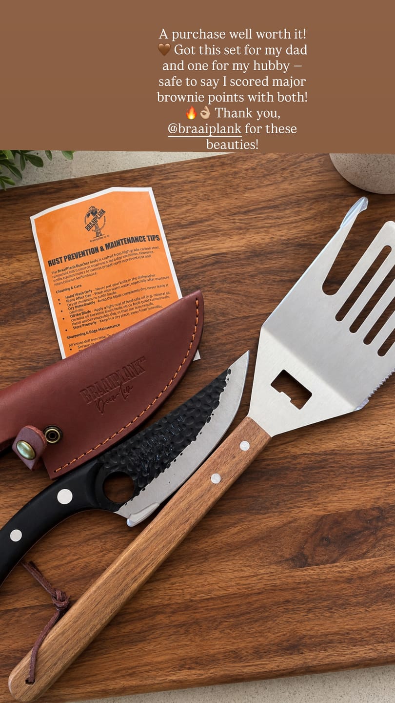 Customer photo review of BraaiPlank™ Flipn'Fork