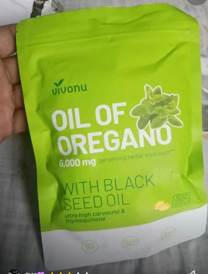 Customer photo review of Aceite de Orégano con Semilla Negra | 300 Cápsulas