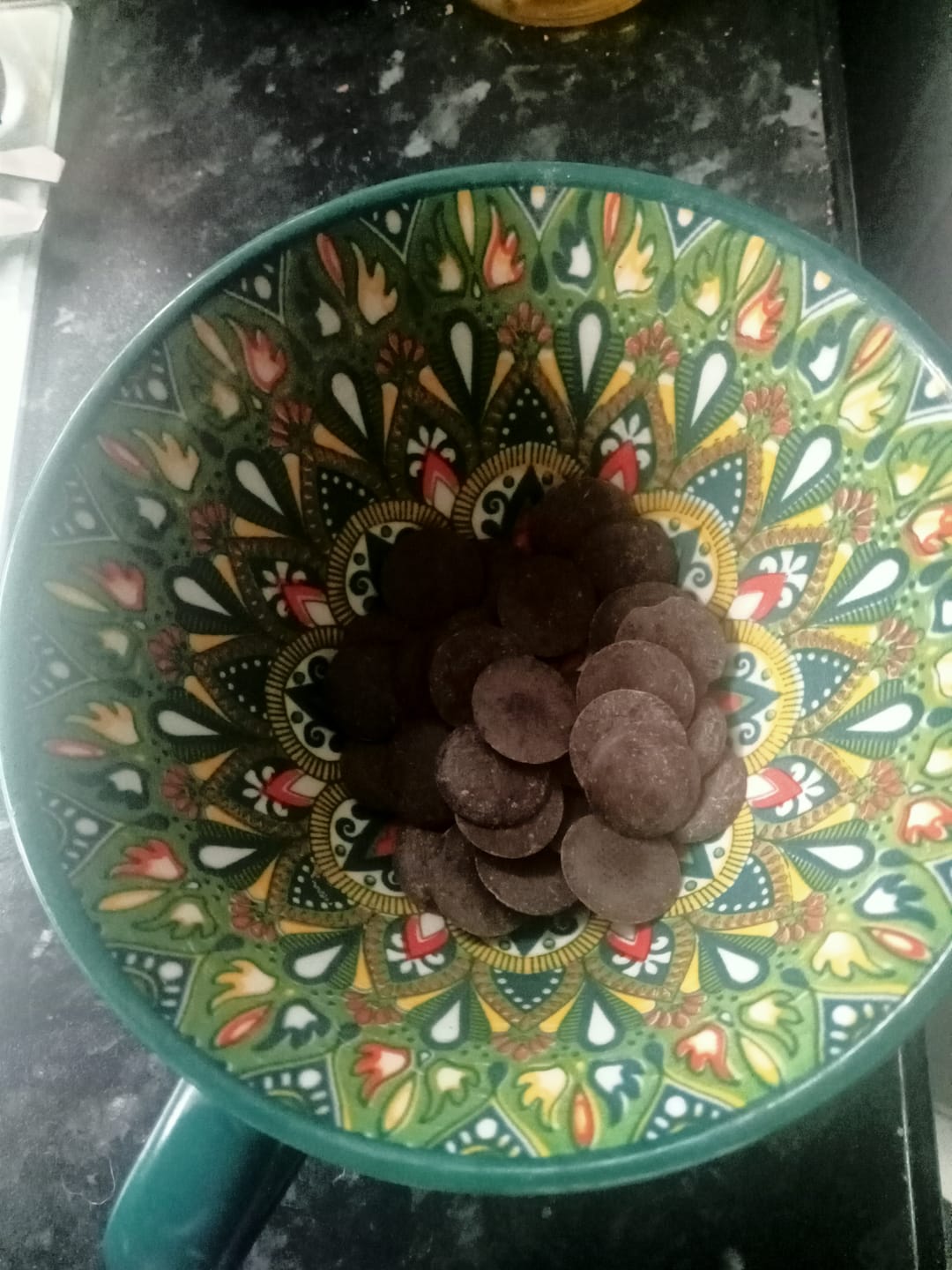 Customer photo review of Ceremonial Cacao Drops - 100% Pure Arriba Nacional