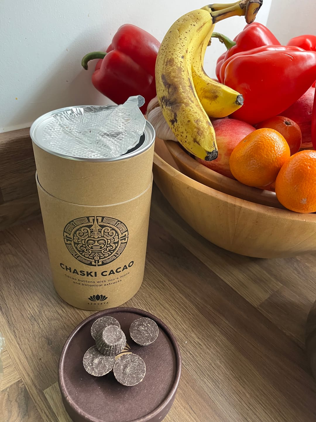 Customer photo review of Chaski Cacao Buttons
