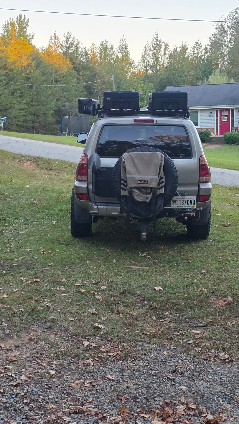 Customer photo review of OPENROAD Mounting Bracket for 102L Camping Storage Case