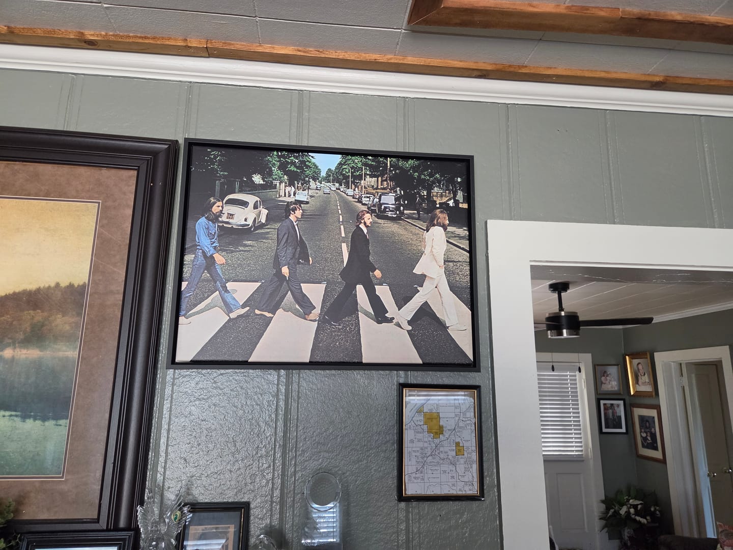 Customer photo review of Abbey Road Wall Art