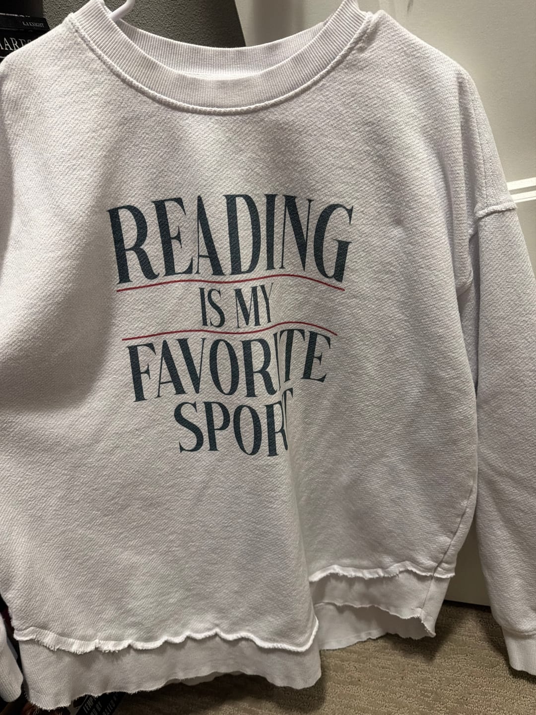 Customer photo review of Reading Is My Favorite Sport