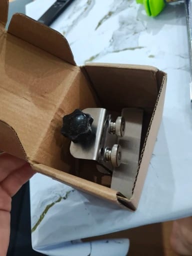 Customer photo review of Cabinet Door Mounting Jig, Stainless Steel