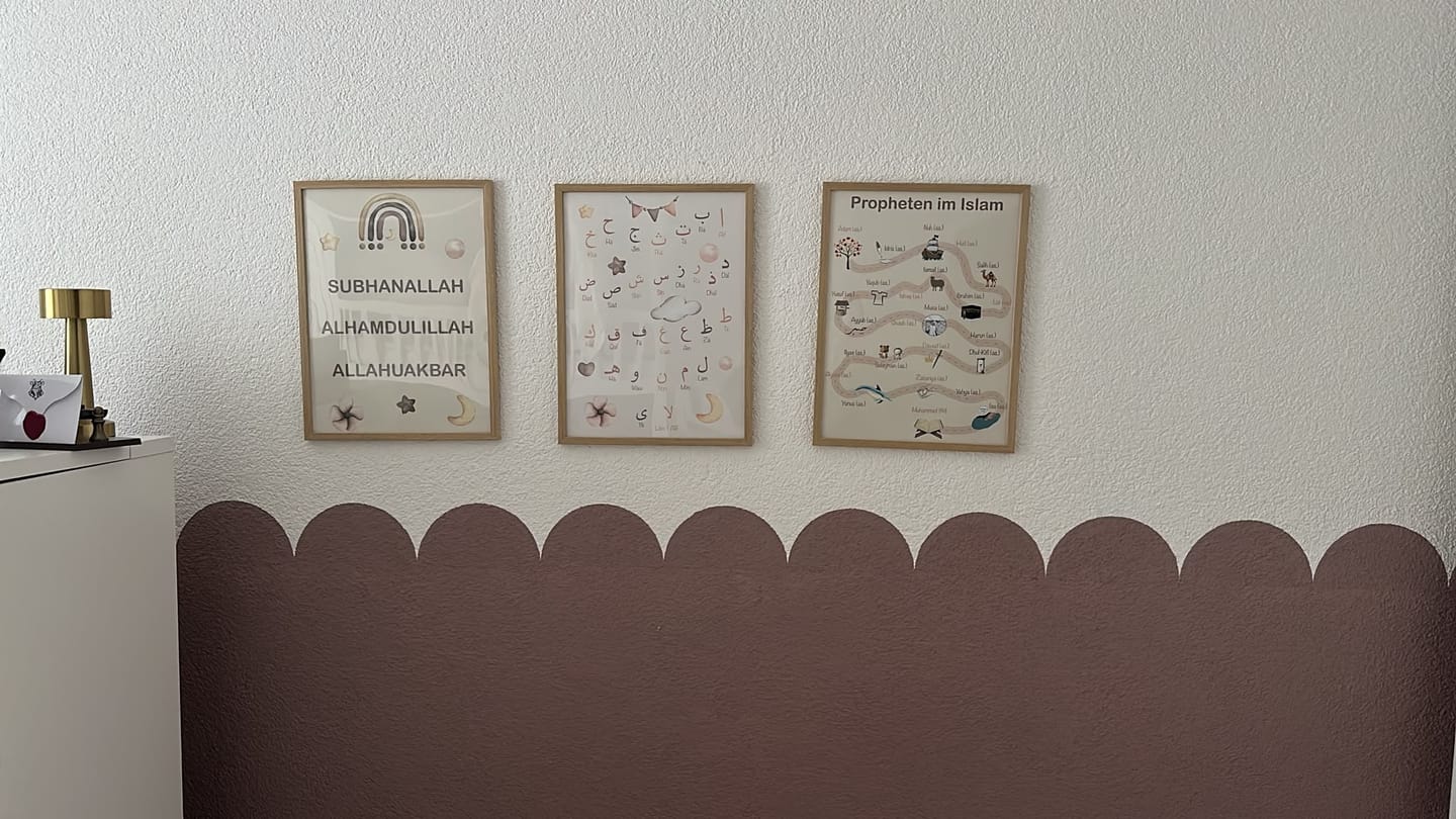 Customer photo review of Propheten im Islam - Kinderzimmer Set (3er-Poster-Set)