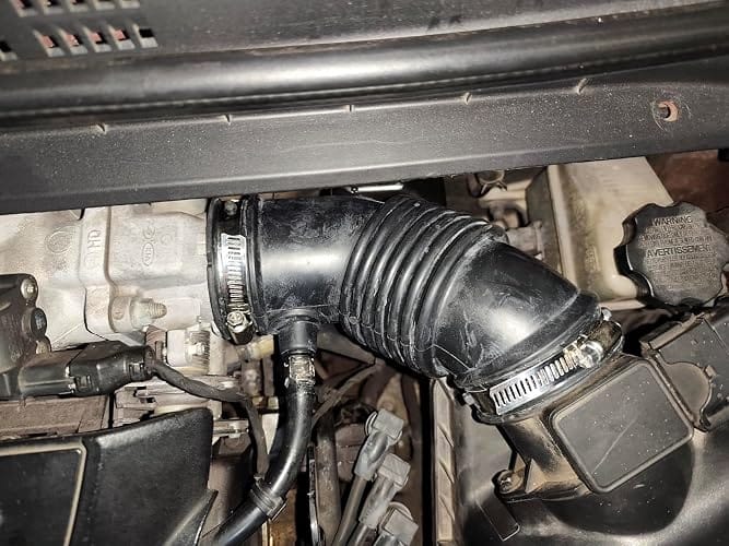 Customer photo review of Air Intake Hose 28130-2H100 Fit for 2007-2012 Hyundai Elantra GLS SE