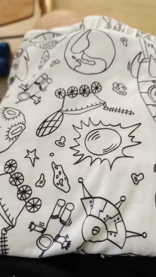 Customer photo review of Pijama Infantil para Colorear