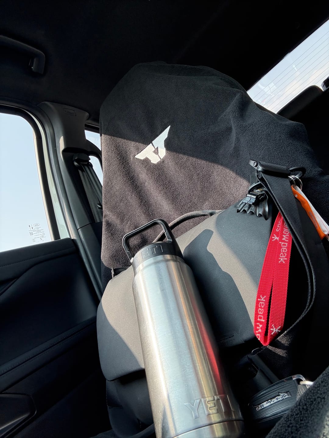 Customer photo review of Waterproof Car Towel Seat Cover