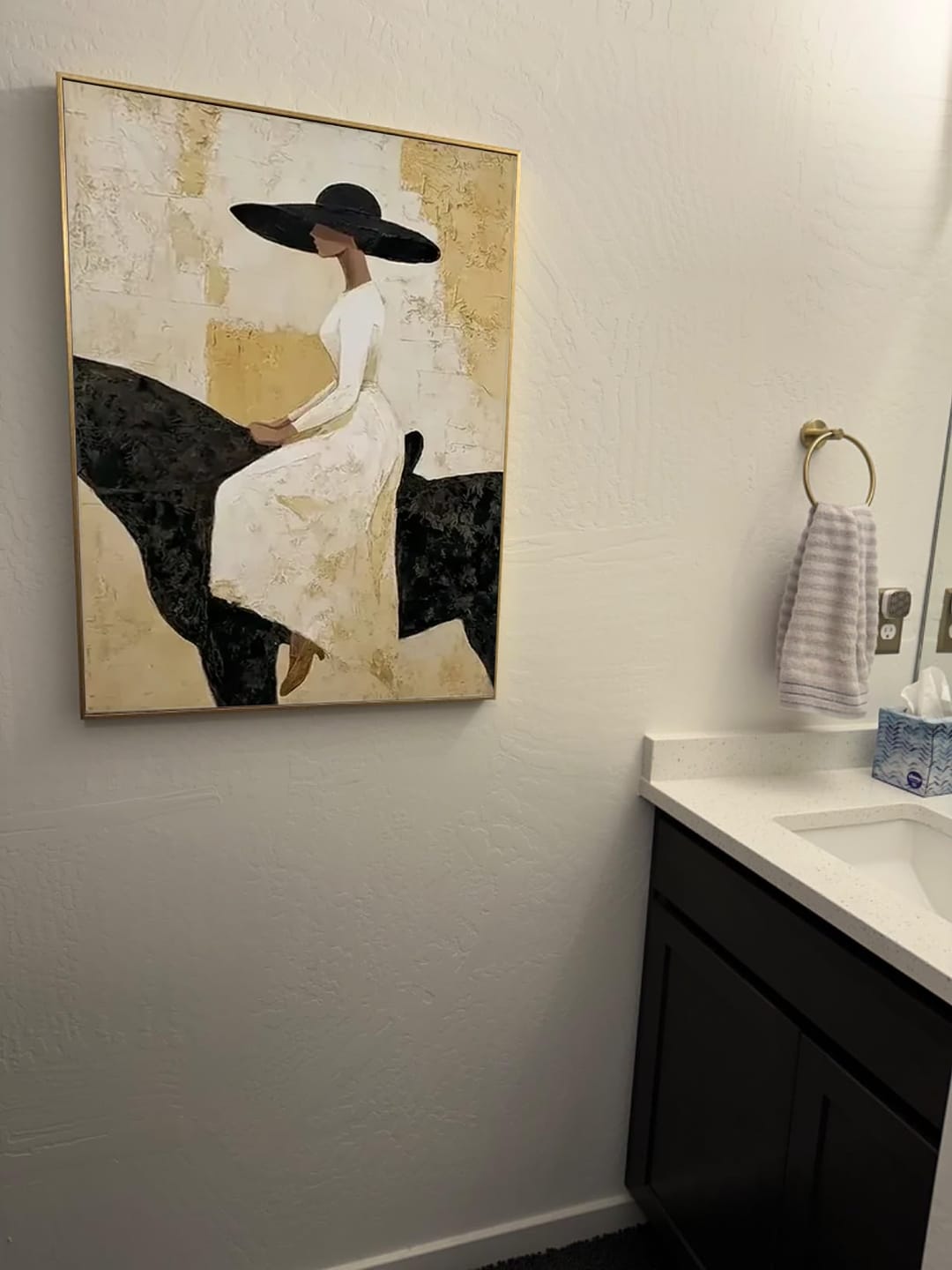 Customer photo review of Vintage Americana Art | Elegy On Black #VA008