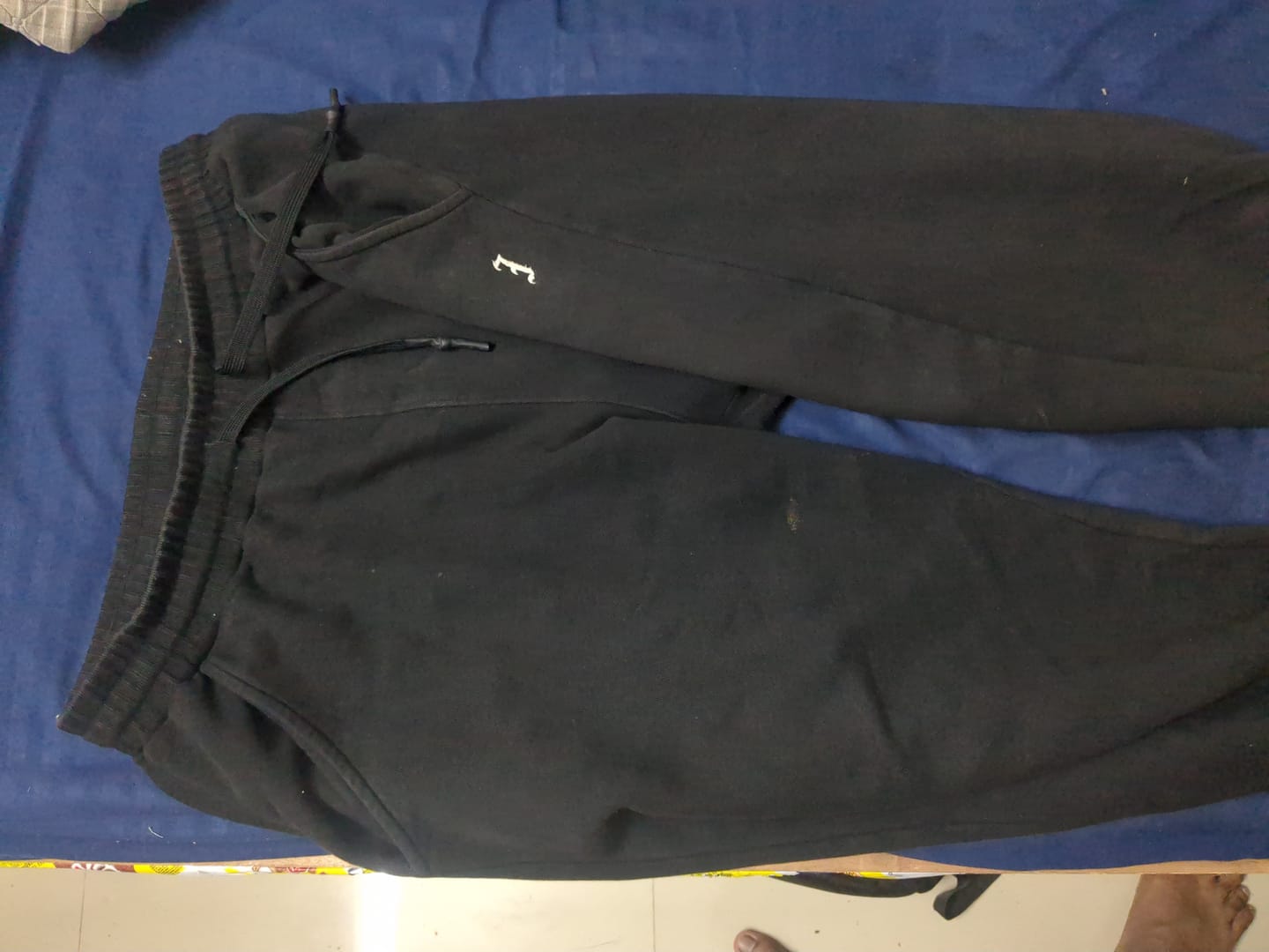 Customer photo review of Statement Black Joggers